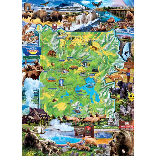 Master Pieces: Yellowstone National Park: 1000 Piece Puzzle