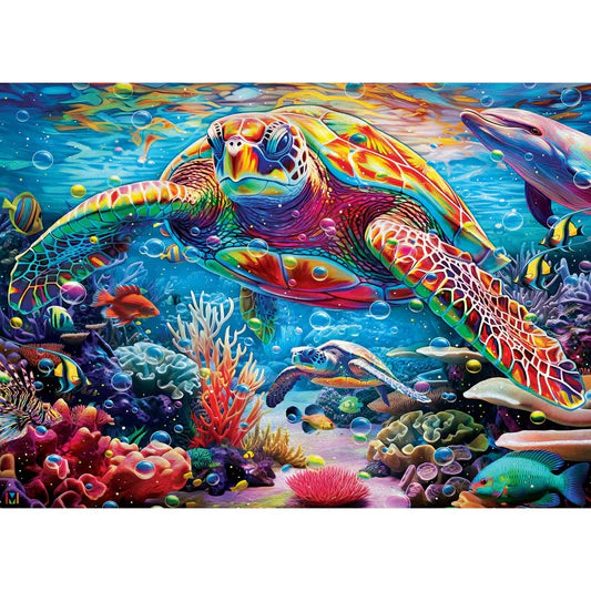 Master Pieces: Colorize- Coral kingdom: 1000 Piece Puzzle