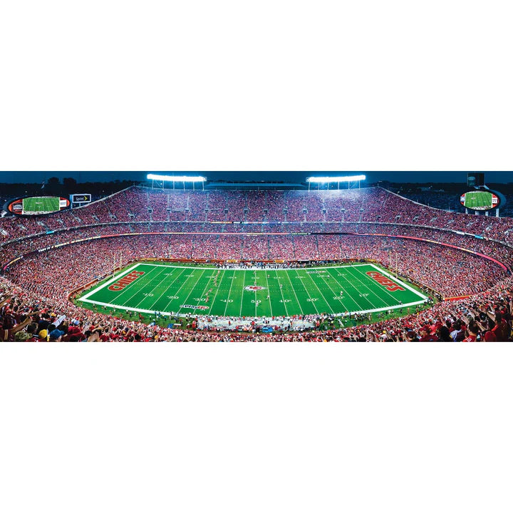 Master Pieces: Kansas City Chiefs Center View: 1000 Piece Panoramic Puzzle