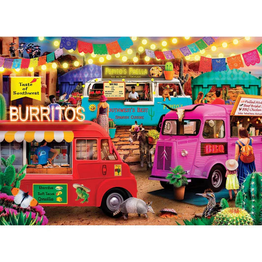 Master Pieces: Food Truck Roundup- Taste of the Southwest: 1000 Piece Puzzle