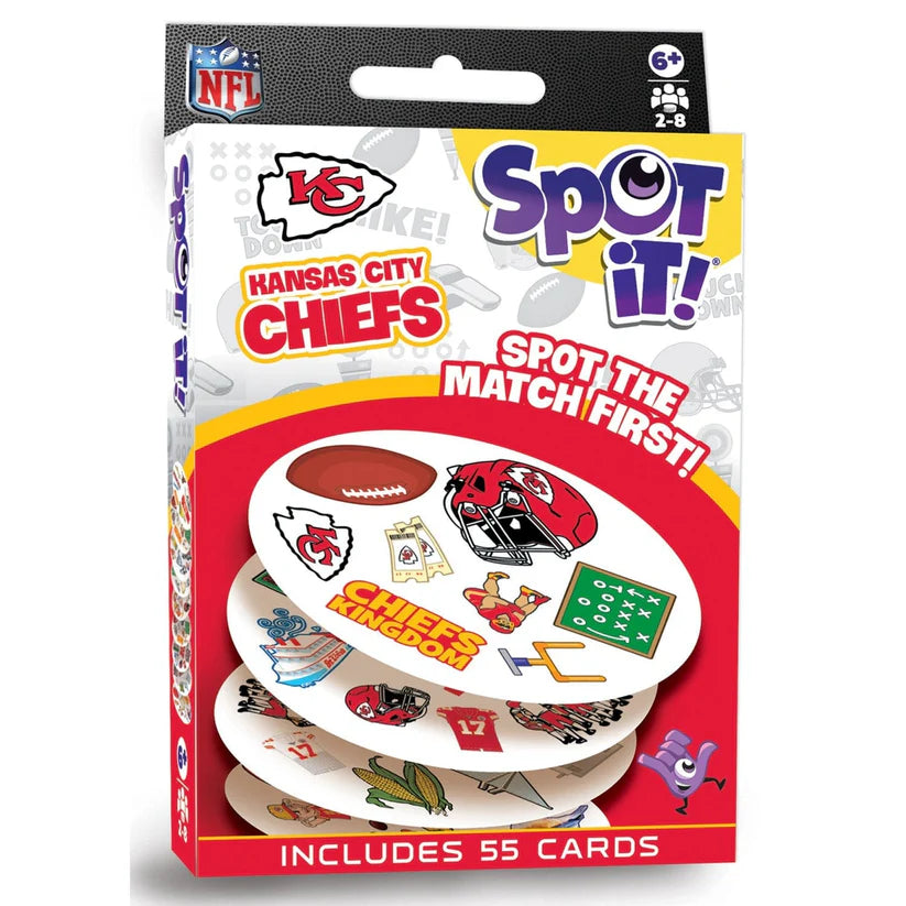 Master Pieces: Kansas City Chiefs Spot It! Card Game