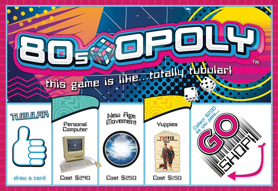 Outset Media: 80s-Opoly: Board Game