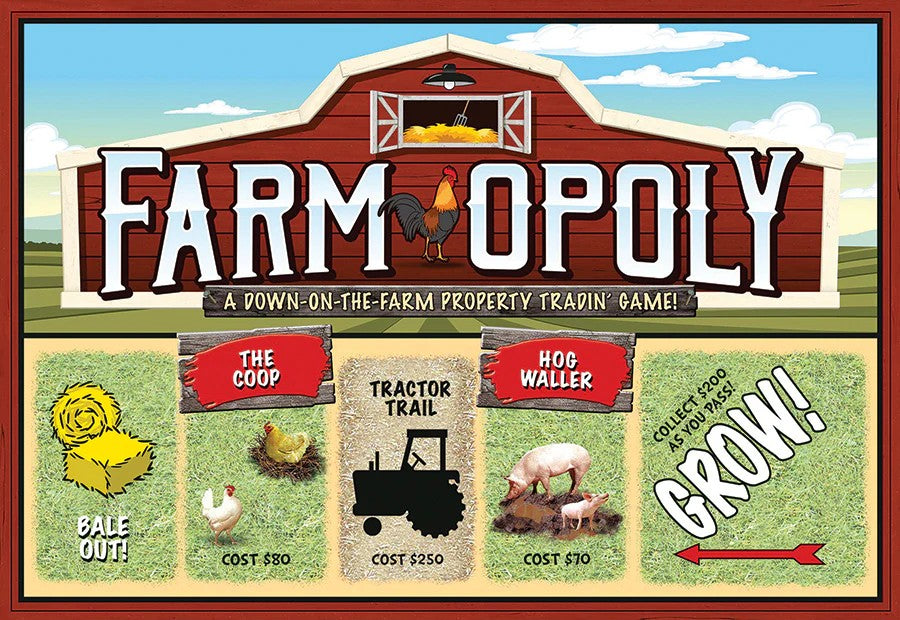 Outset Media: Farm-Opoly: Board Game