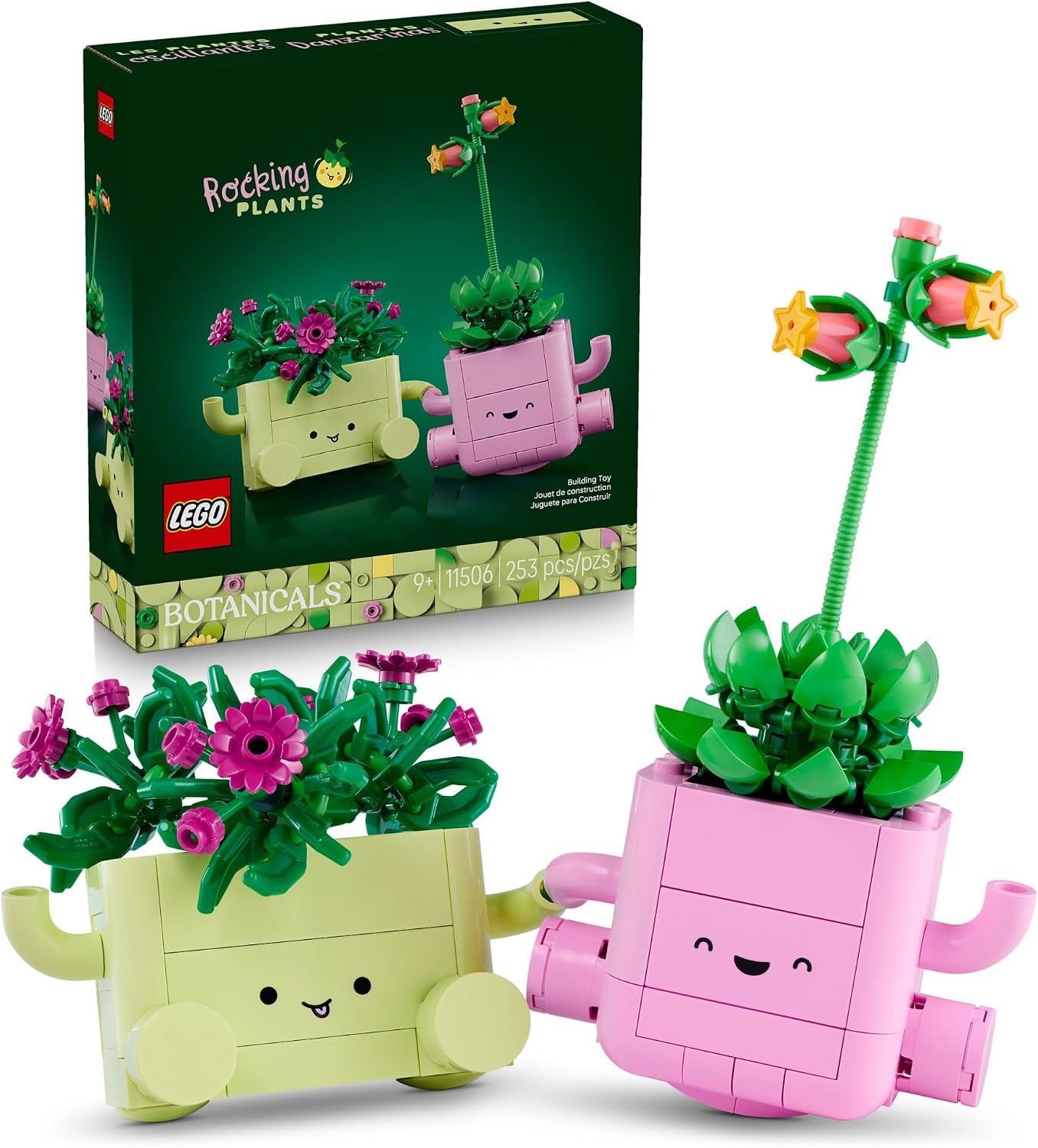 LEGO botanicals rocking plants set 11506 of two pastel-colored plants