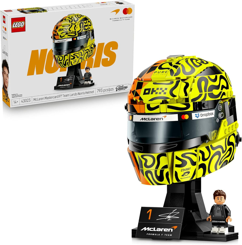 LEGO Editions McLaren Mastercard F1 Team Lando Norris Helmet set 43023