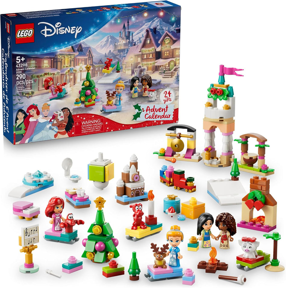 lego disney advent calendar 2026 set number 43298
