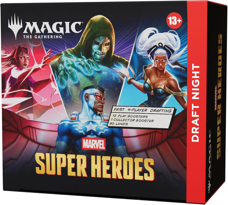 magic the gathering marvel super heroes draft night box product image