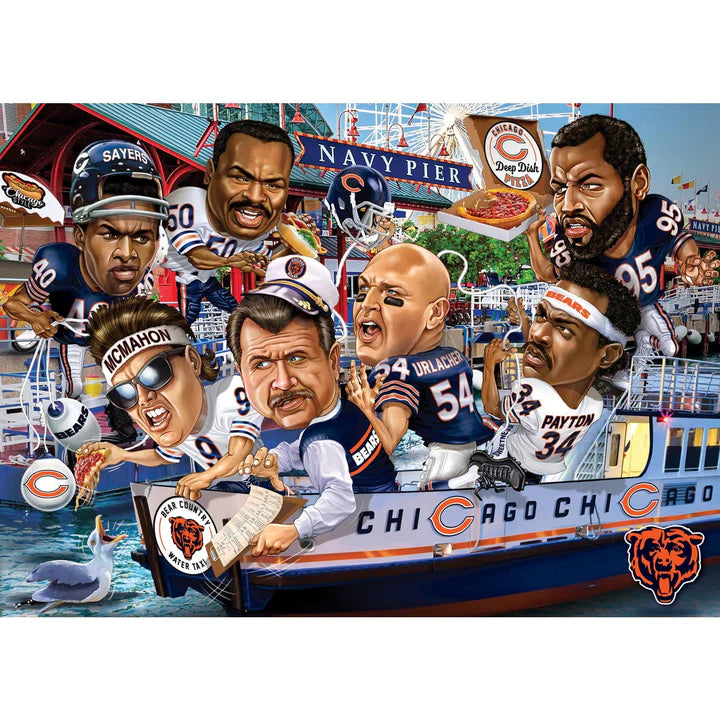 Master Pieces: Chicago Bears All Time Greats: 500 Piece Puzzle