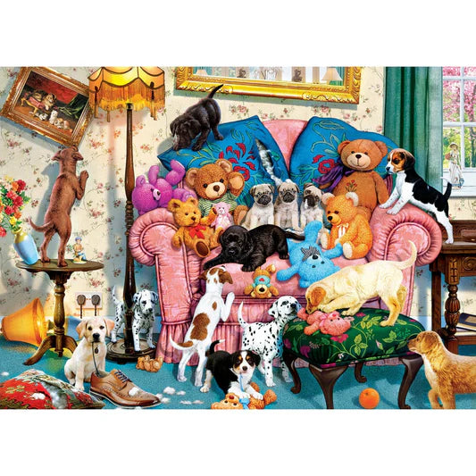 Master Pieces: Masterpiece Gallery- Loose in the House: 1000 Piece Puzzle