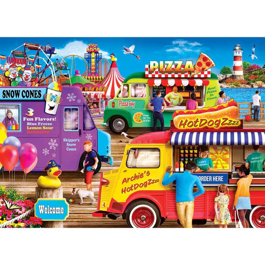 Master Pieces: Food Truck Roundup- Carnival Treats: 1000 Piece Puzzle