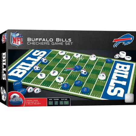MasterPieces Box of Buffalo Bills checkers game set with NFL logo