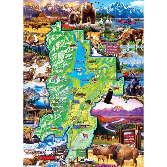 Master Pieces: Grand Teton National Park: 1000 Piece Puzzle