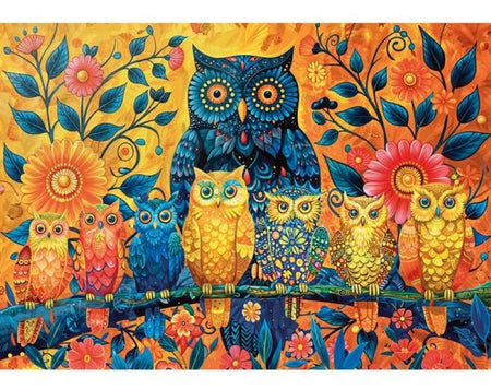 piatnik "owls" 1000-piece jigsaw puzzle