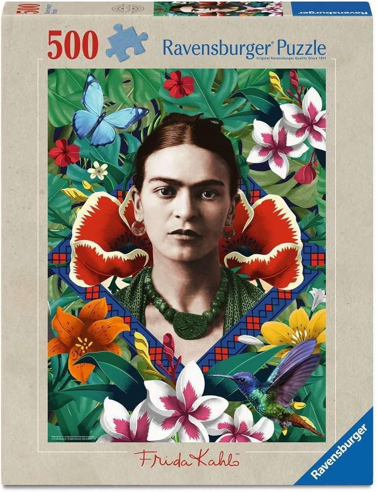 ravensburger frida kahlo blooming fantasy jigsaw puzzle box