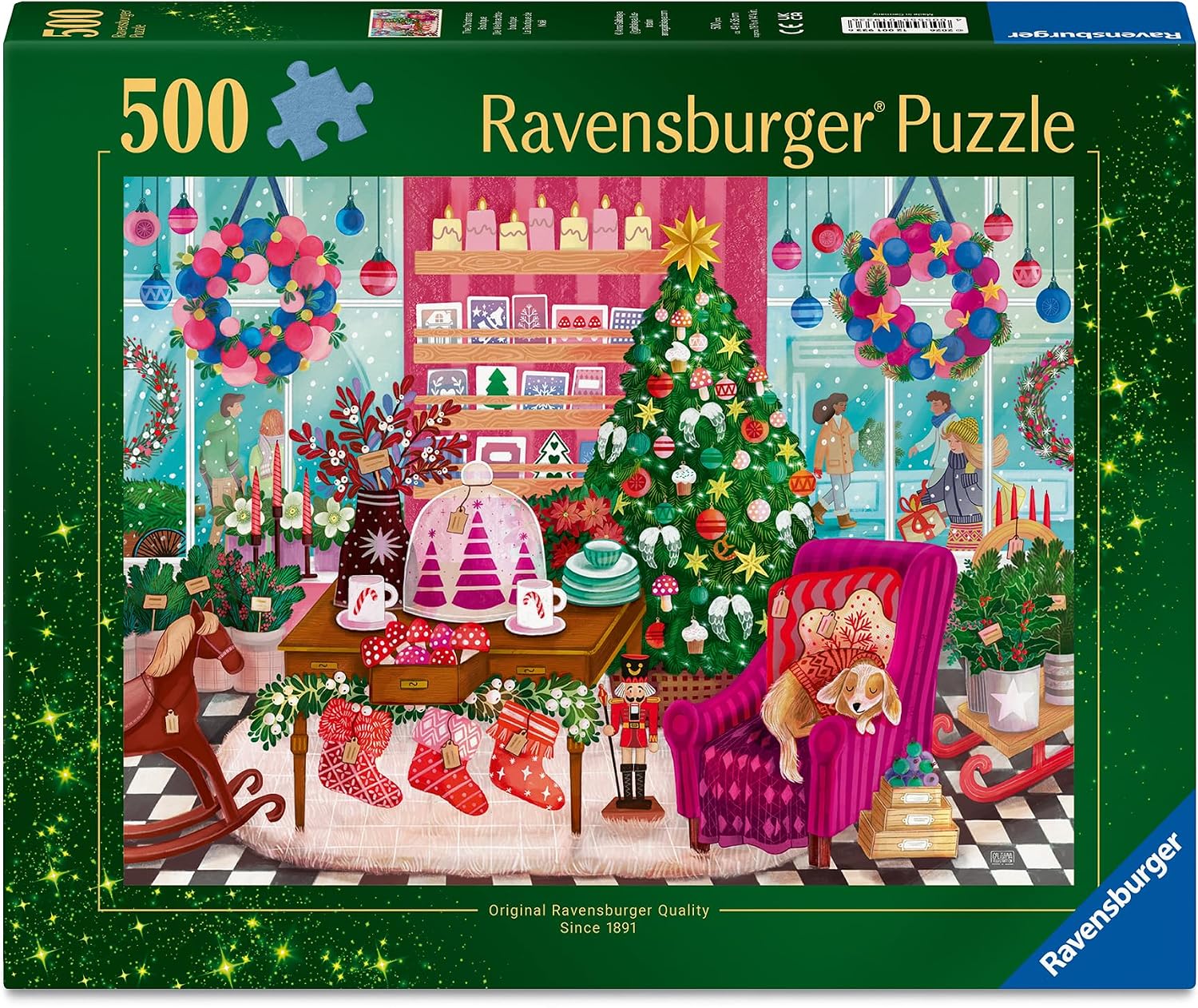 ravensburger the christmas boutique jigsaw puzzle box