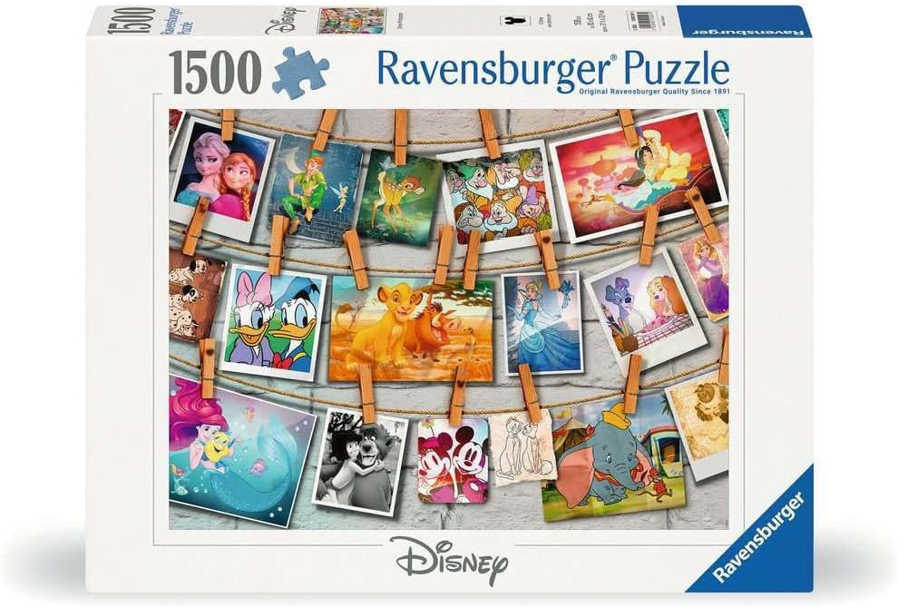 Ravensburger Disney puzzle box with colorful illustrations on a white background
