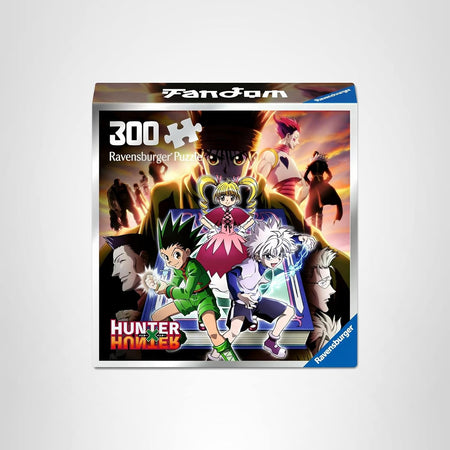 ravensburger fandom hunter x hunter 300-piece jigsaw puzzle box of characters from the show