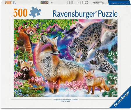 ravensburger himalayan harmony jigsaw puzzle box of animals