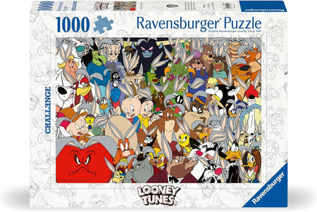 Ravensburger Looney Tunes puzzle box with cartoon characters on a white background