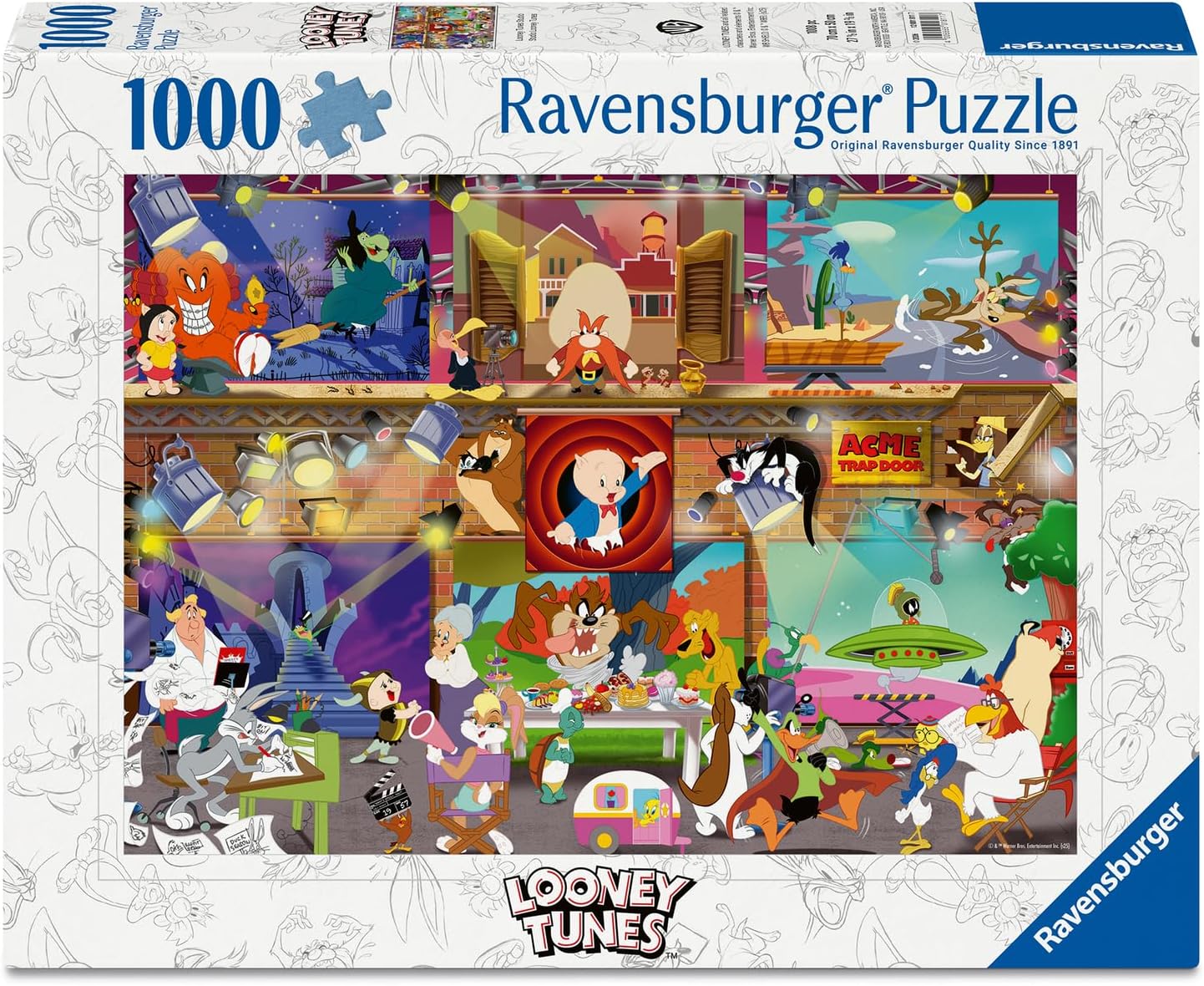 ravensburger looney tunes studio jigsaw puzzle box