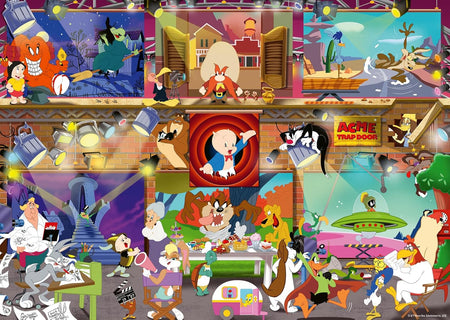 ravensburger looney tunes studio jigsaw puzzle featuring bugs bunny and company