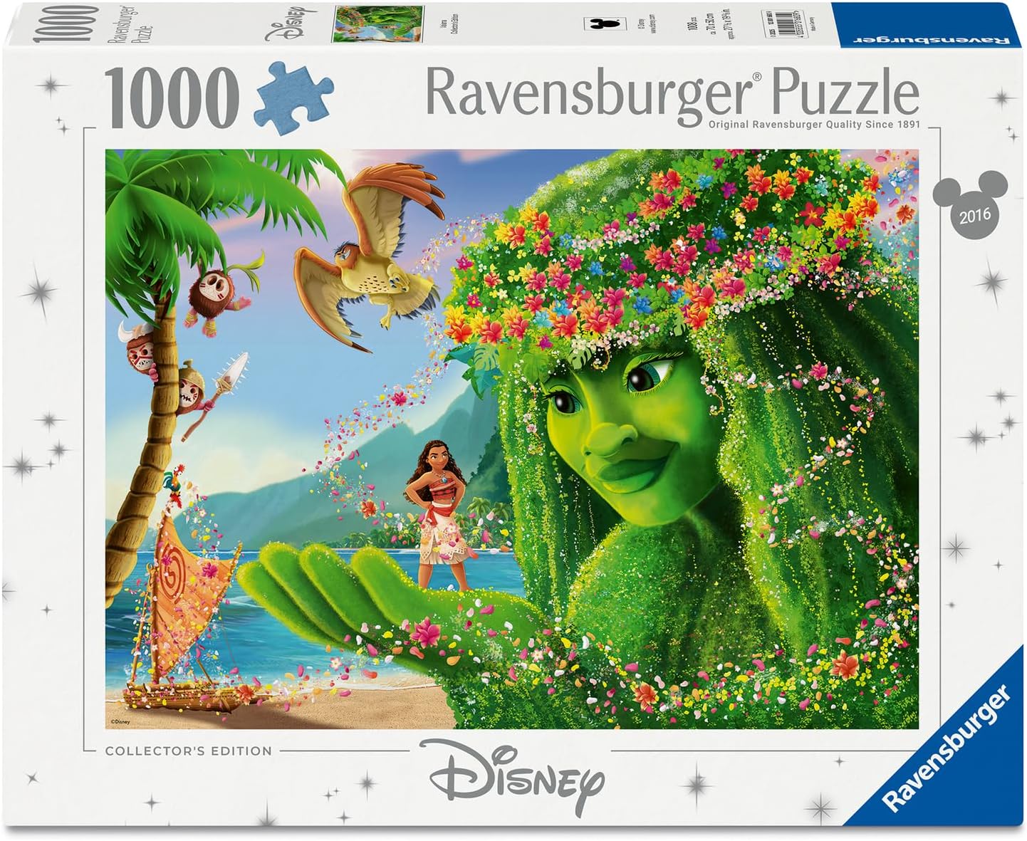 ravensburger moana jigsaw puzzle box for moana: collector's edition 1000-piece count
