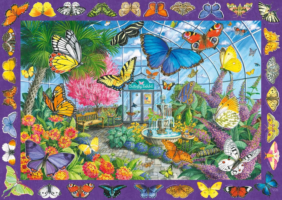 500 Piece Jigsaw Puzzle - The Butterfly Place | Ravensburger