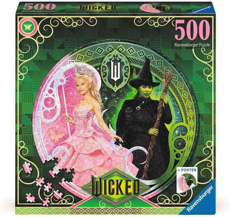 Ravensburger 'Wicked' puzzle box with characters and decorative elements