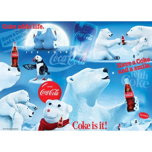 Master Pieces: Coca-Cola: Polar Bears: 1000 Piece Puzzle