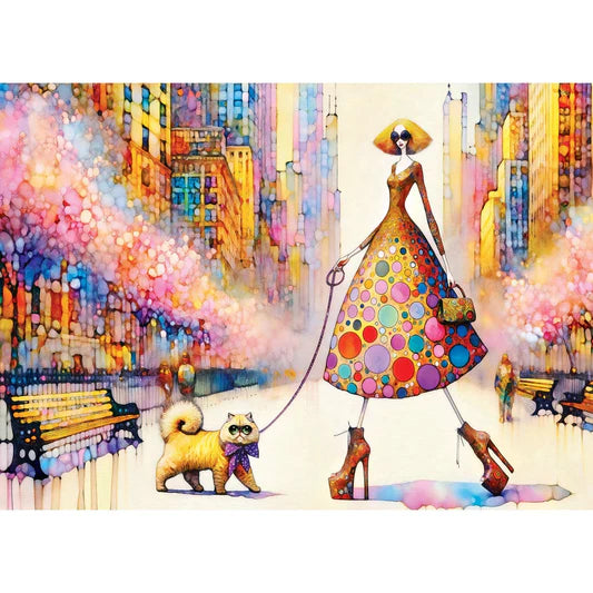 Master Pieces: Glamour Paws: 1000 Piece Puzzle