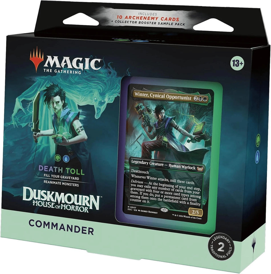 Magic the Gathering: Duskmourn: House of Horror Commander Deck Death Toll