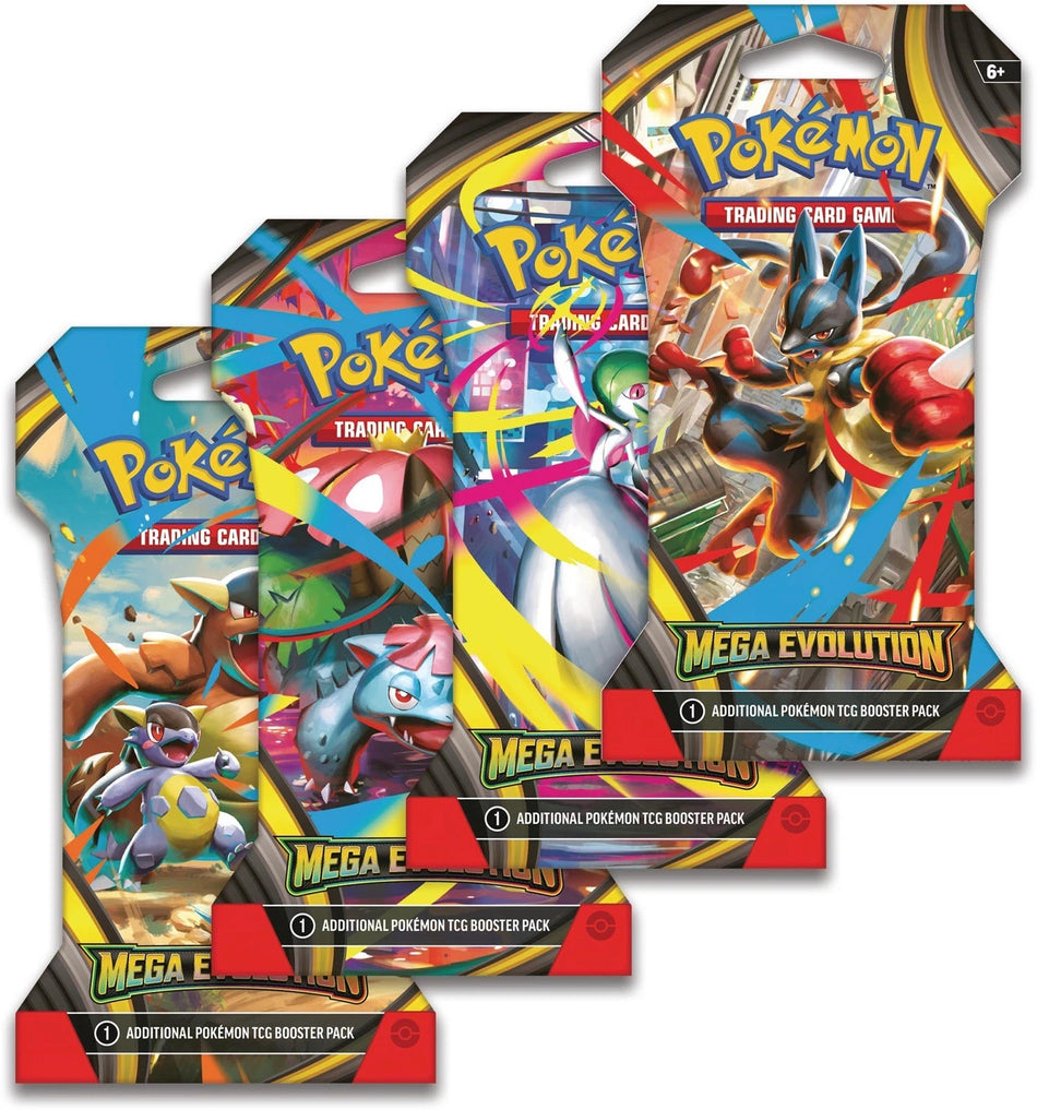 Pokémon TCG: Mega Evolution Sleeved Booster Pack Art Bundle
