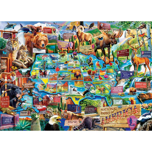 Master Pieces: National Parks of America: 1000 Piece Puzzle