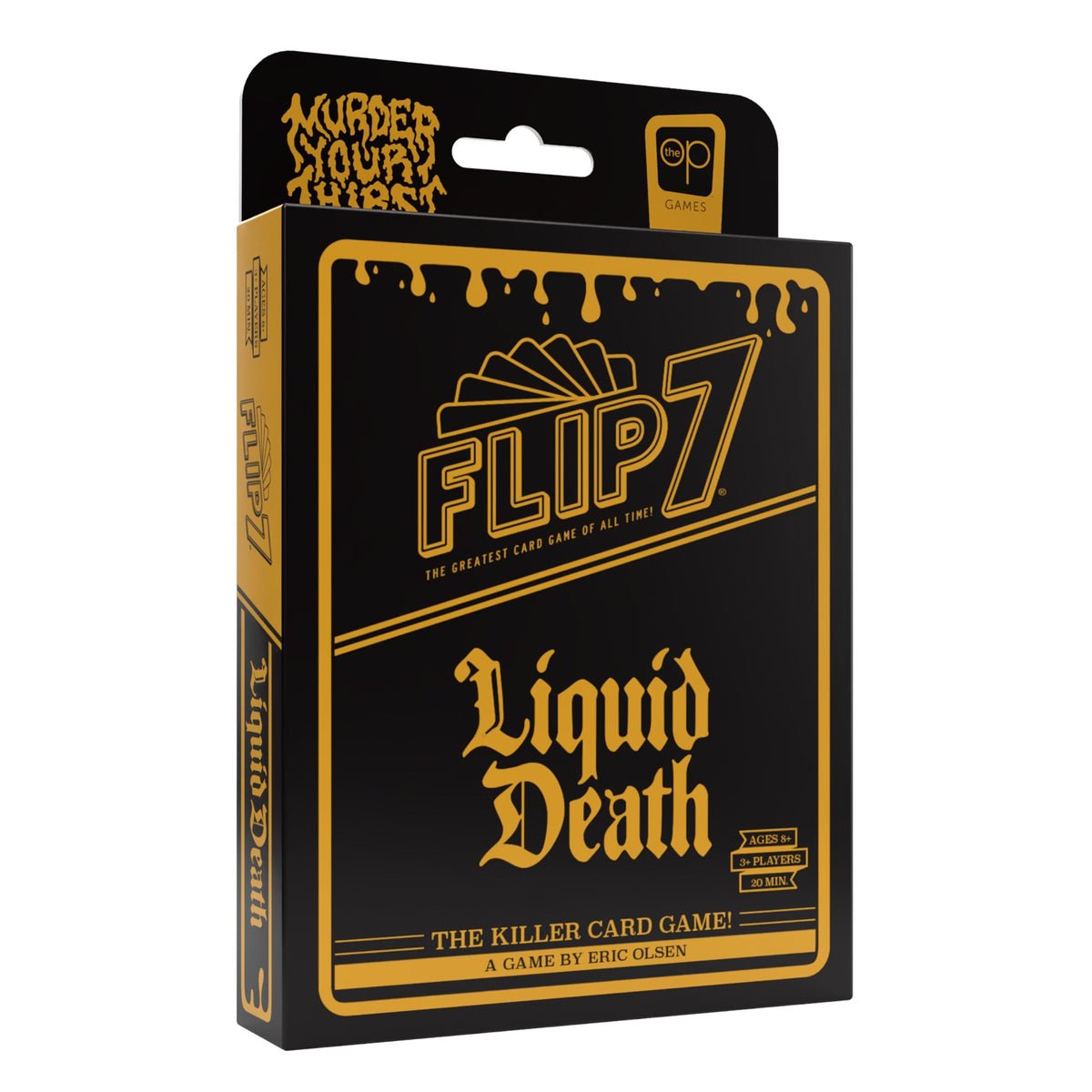 usaopoly flip 7 card game liquid death edition