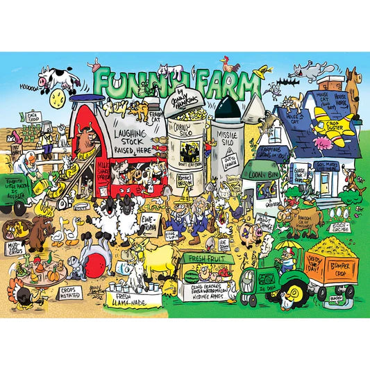 Master Pieces: Funny Farm: 1000 Piece Puzzle
