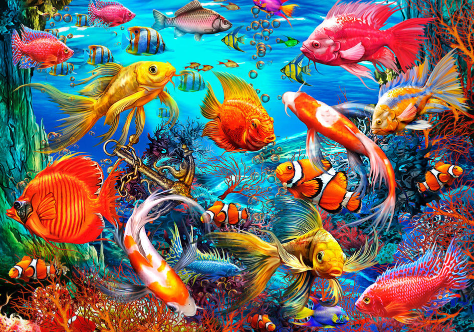 Vermont Christmas Company: Tropical Fish: 1000 Piece Puzzle