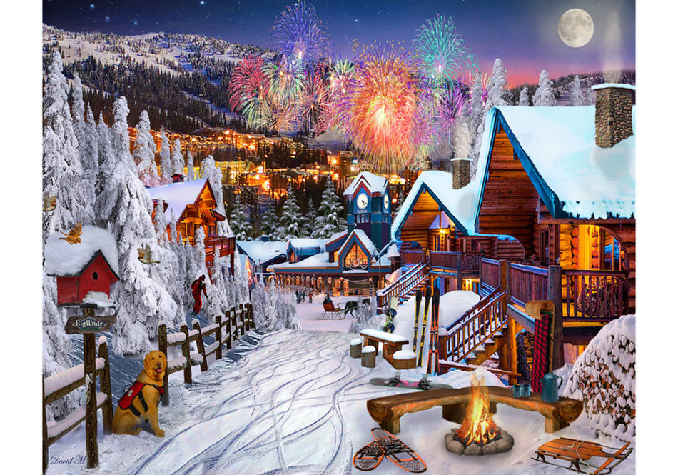 Vermont Christmas Company: Winter Playground: 1000 Piece Puzzle