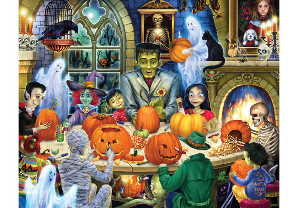 Vermont Christmas Company: Haunted House Party: 1000 Piece Puzzle