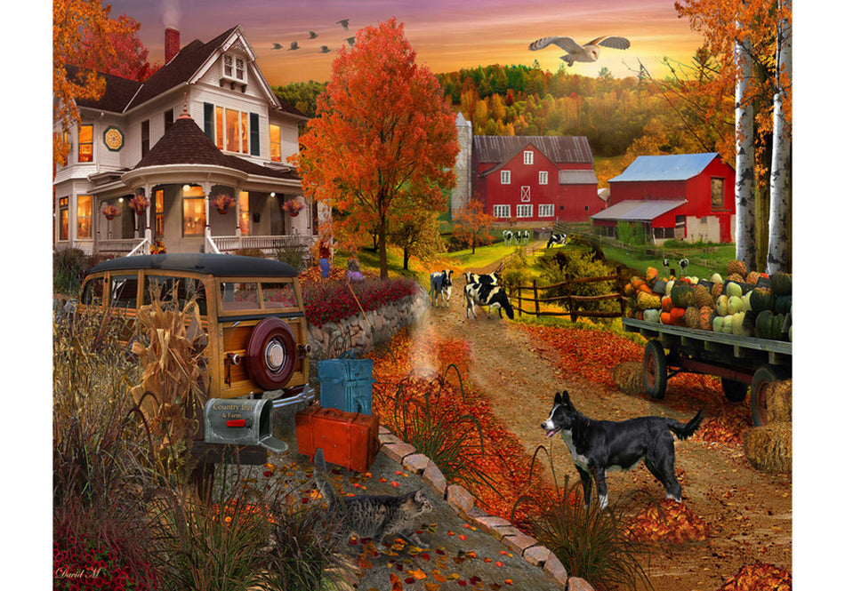 Vermont Christmas Company: Country Inn & Farm: 1000 Piece Puzzle