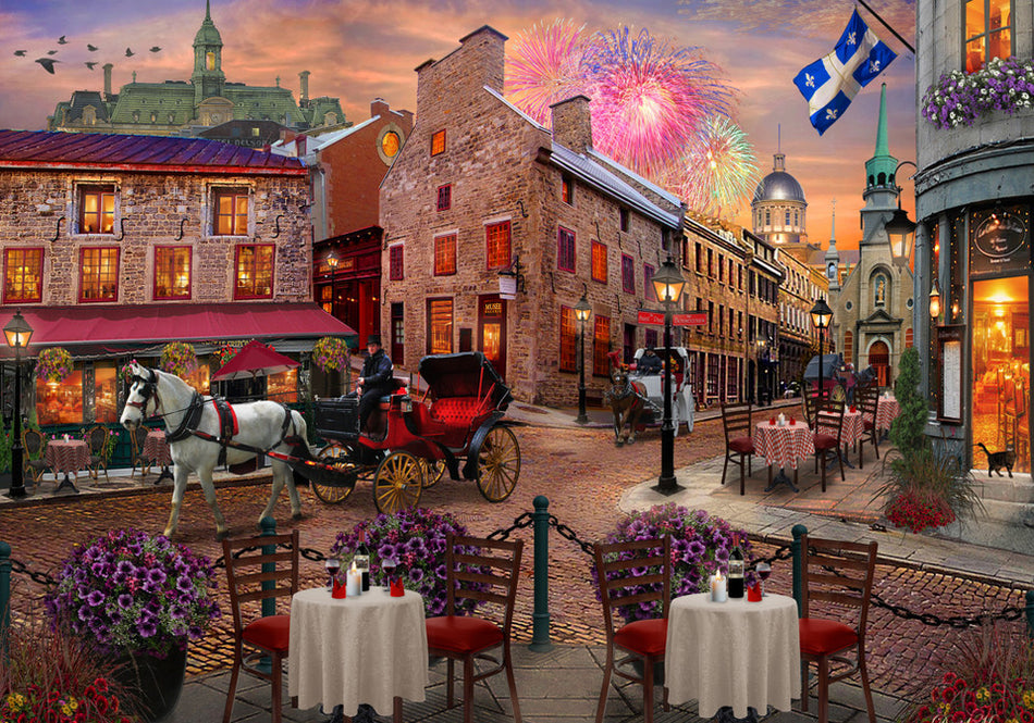Vermont Christmas Company: Old Montreal: 1000 Piece Puzzle