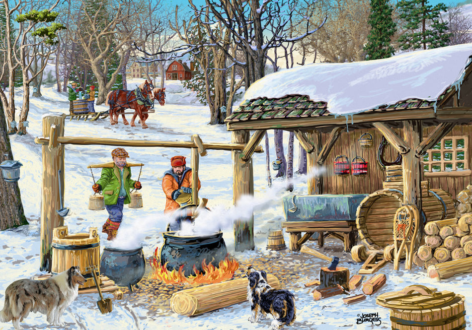 Vermont Christmas Company: Maple Syrup Time: 1000 Piece Puzzle