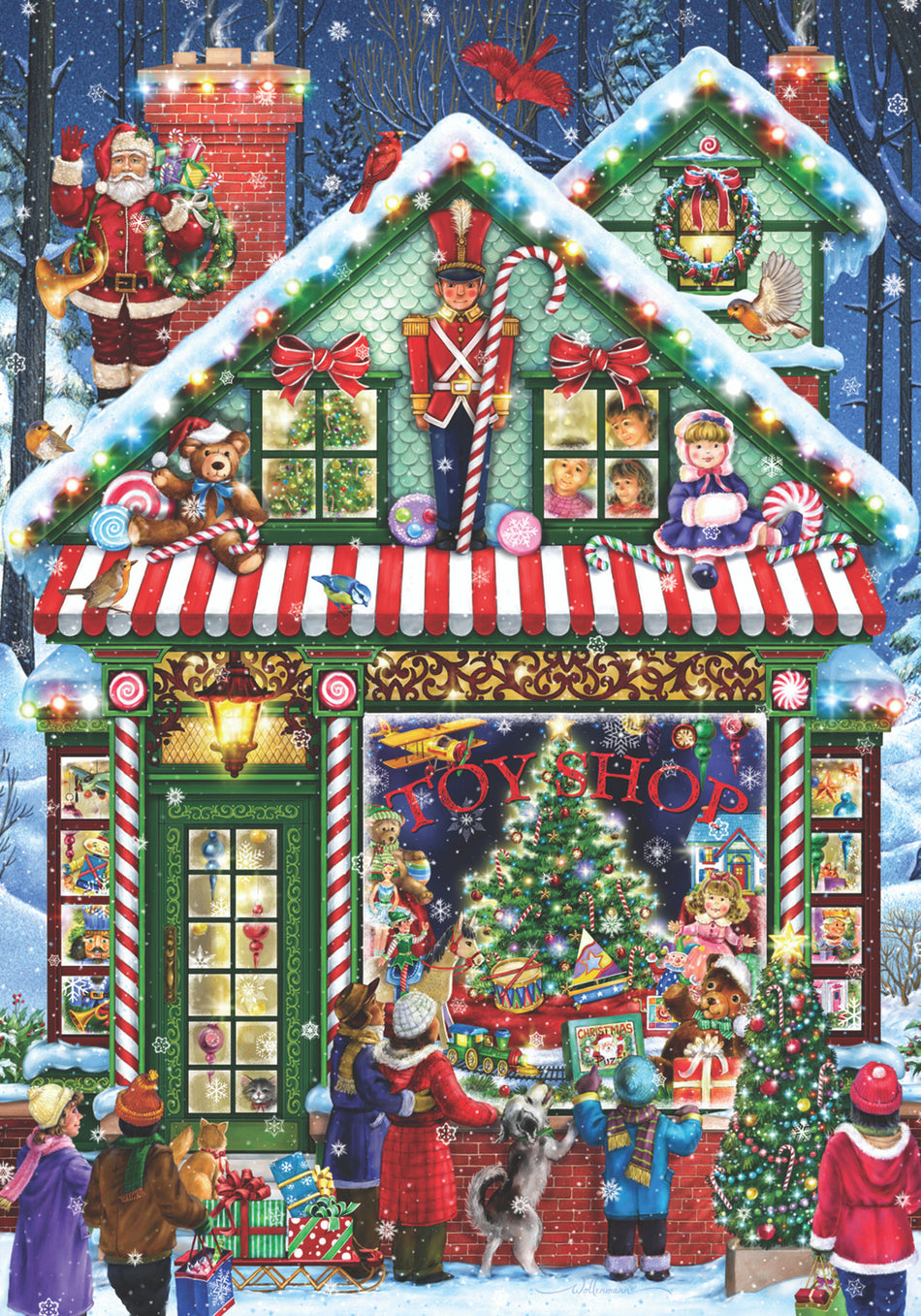 Vermont Christmas Company: Toy Shop: 1000 Piece Vertical Puzzle