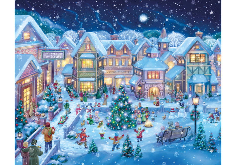 Vermont Christmas Company: Holiday Village Square: 1000 Piece Puzzle