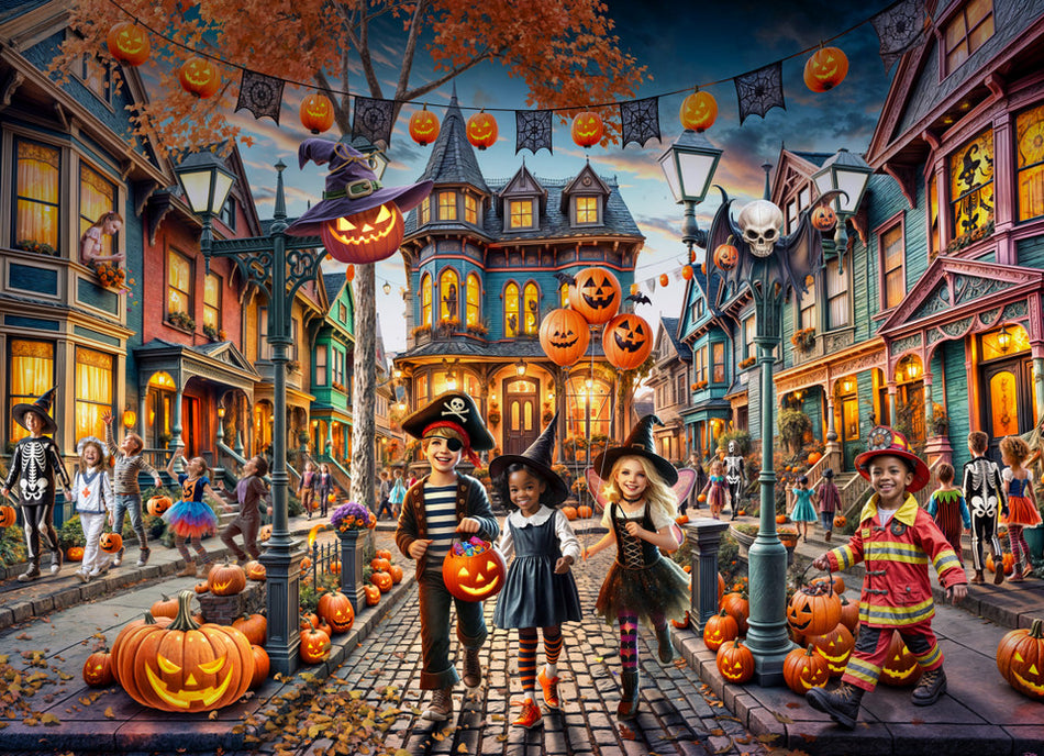 Vermont Christmas Company: Halloween Fun: 1000 Piece Puzzle