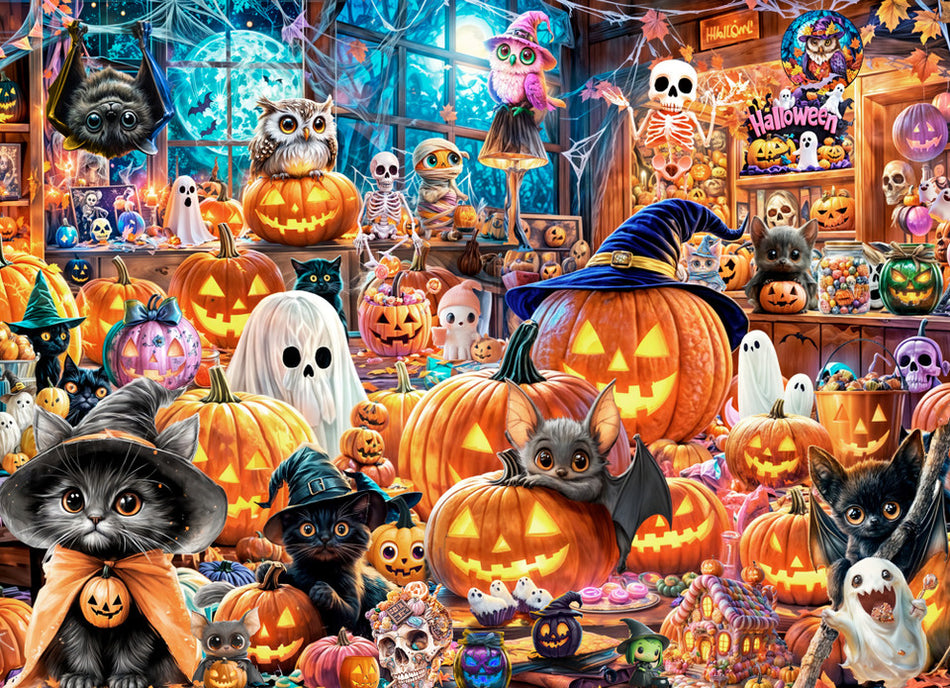 Vermont Christmas Company: Halloween Havoc: 1000 Piece Puzzle