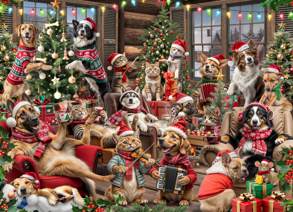 Vermont Christmas Company: Tails of Christmas: 1000 Piece Puzzle