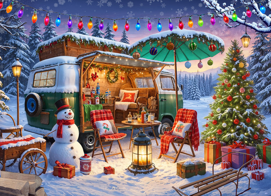 Vermont Christmas Company: Christmas Camper: 1000 Piece Puzzle