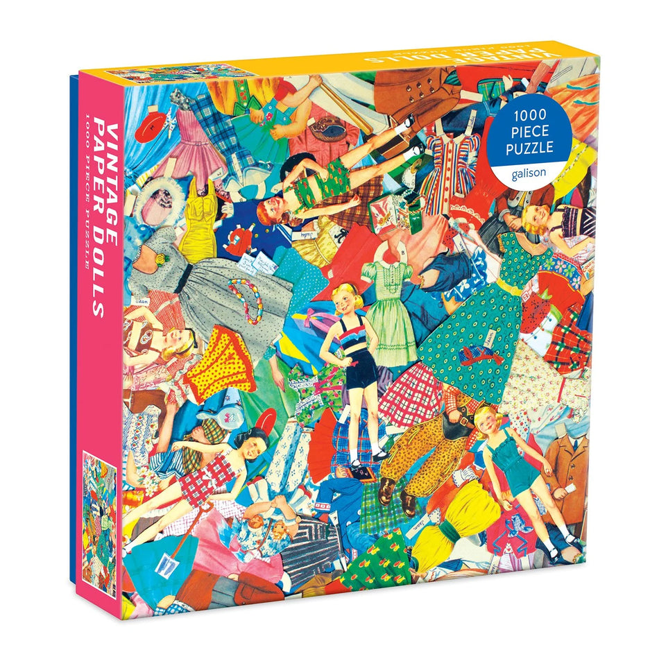 1000 Piece Jigsaw Puzzle - Vintage Paper Dolls | Galison