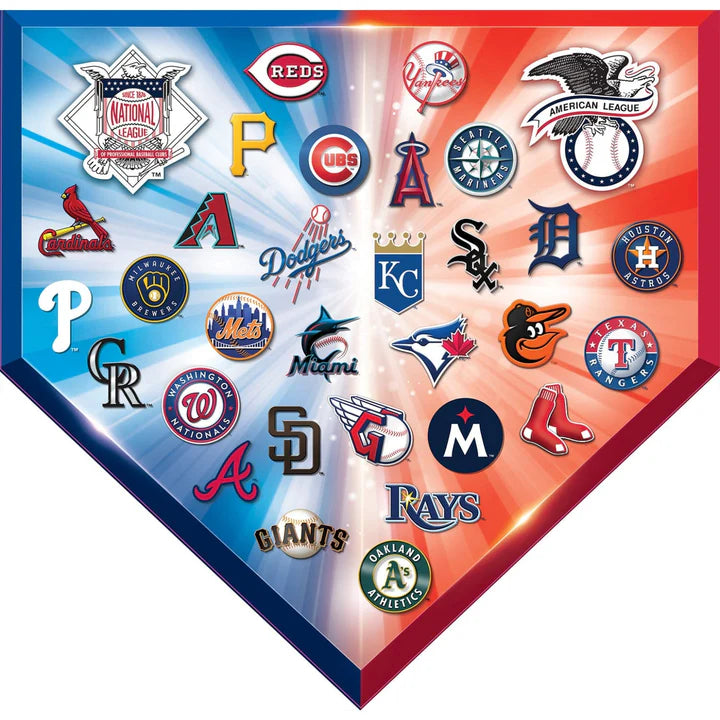 Master Pieces: MLB Home Plate: 500 Piece Shaped Puzzle