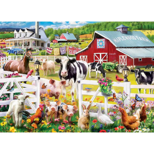 Master Pieces: Farm & Country- Weekends On the Farm: 1000 Piece Puzzle